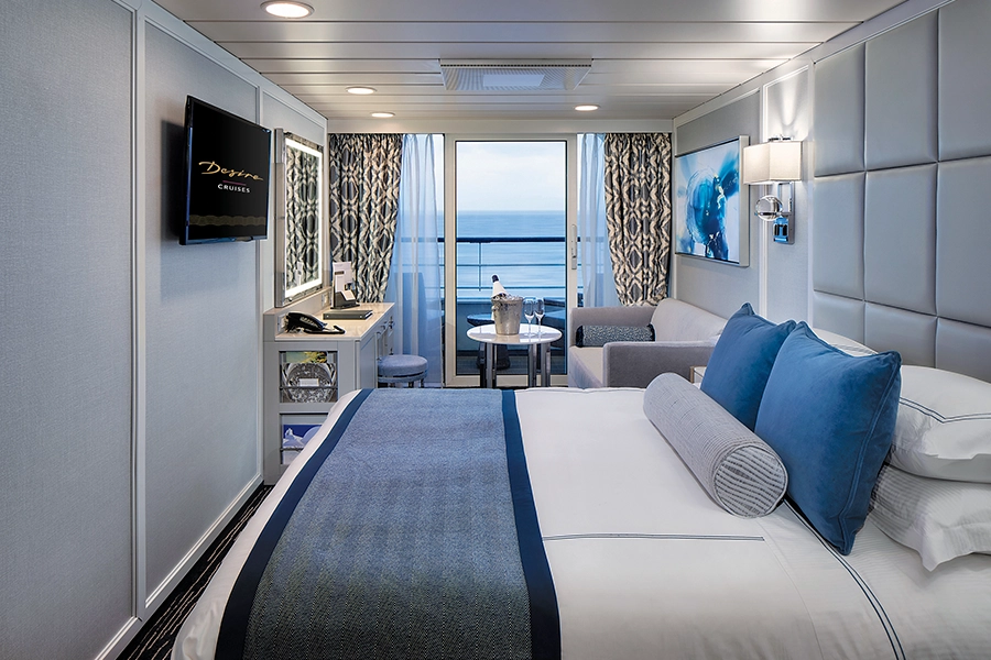 Desire-Cruises-Nautica-Suites-Concierge-Level-Veranda-Stateroom-01-900x600px